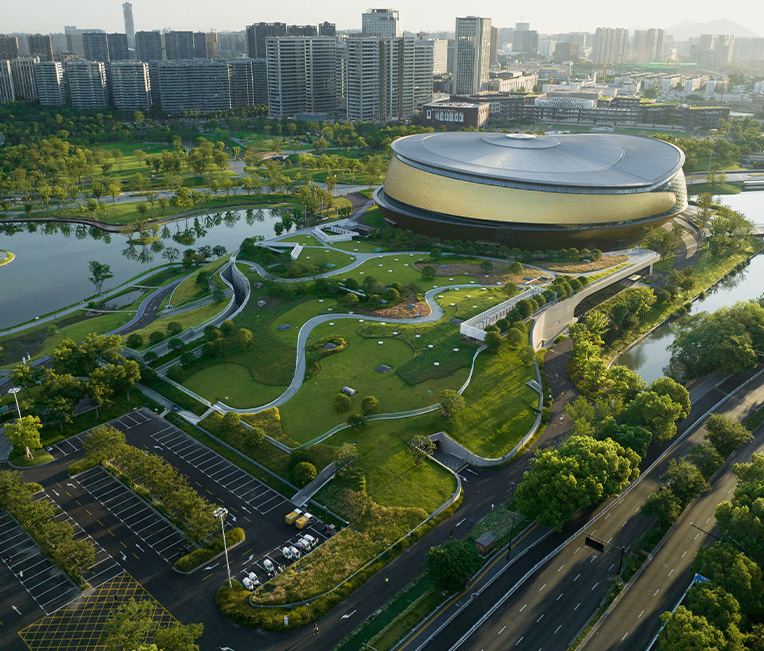 Steel Structure Coating Sub-Project ng Hangzhou Eastern Bay Sports Park (Roller Skating Hall, Ribbon, Auxiliary Room, Landscape Tower)